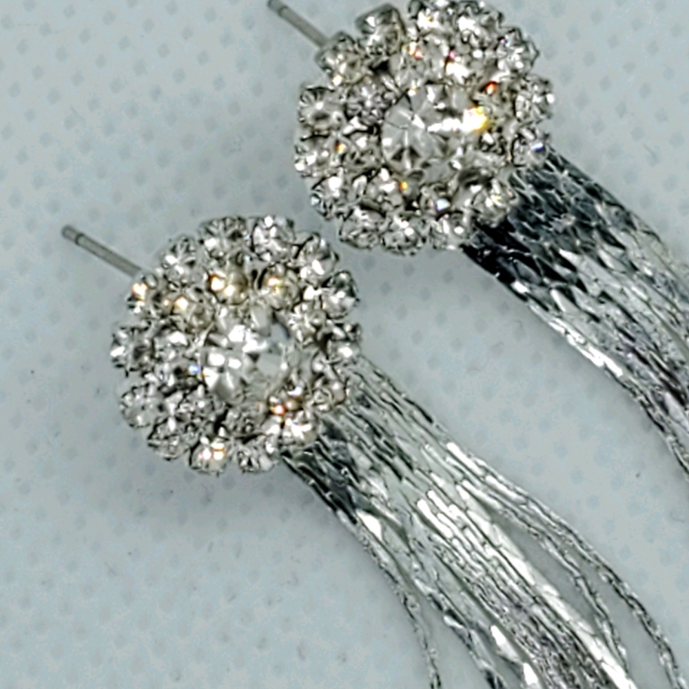 Silver Shooting Star Earrings